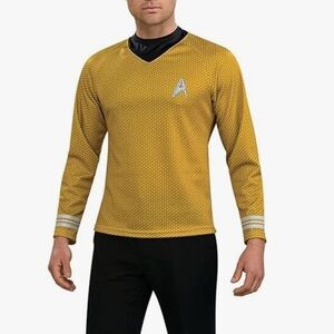 Rubie's Costume Star Trek Gold Star Fleet Uniform Shirt Costume XL